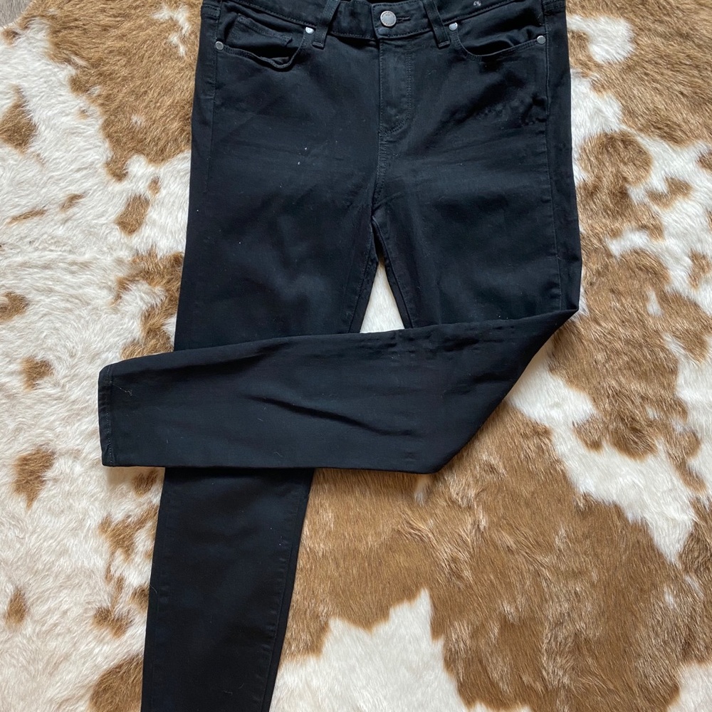 Black skinny jeans-Paige